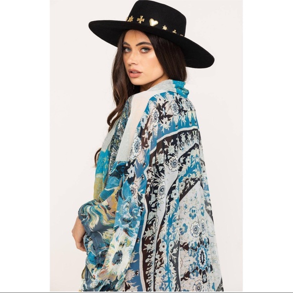 Free People Multicolor Bohemian Kimono - Picture 5 of 15